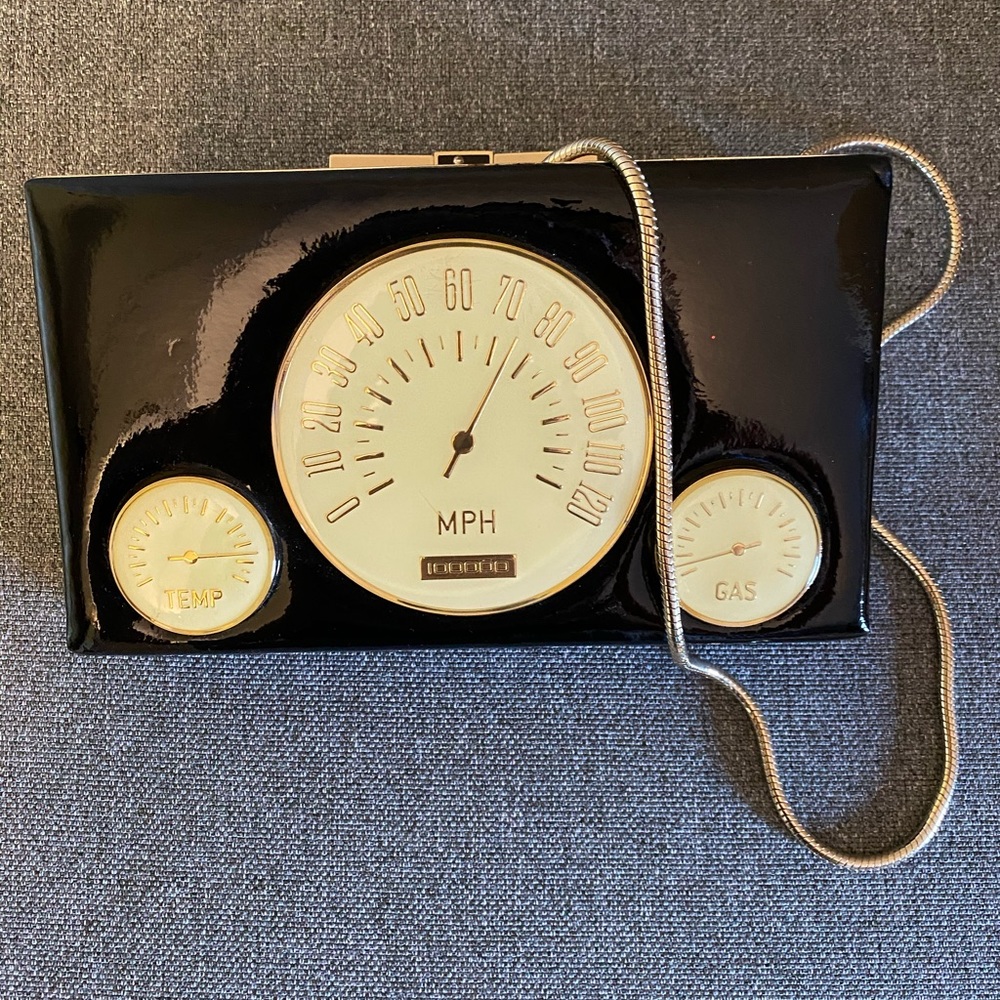 Kate Spade Novelty Car Odometer Clutch